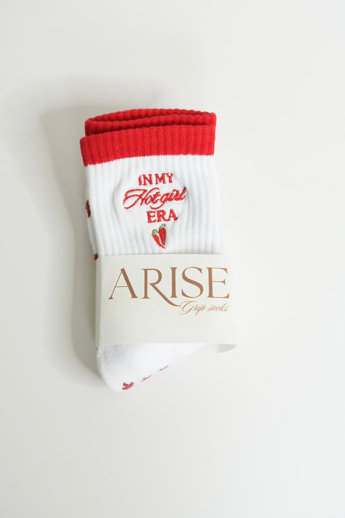 Embroidery Grip Socks In my Hot Girl Era