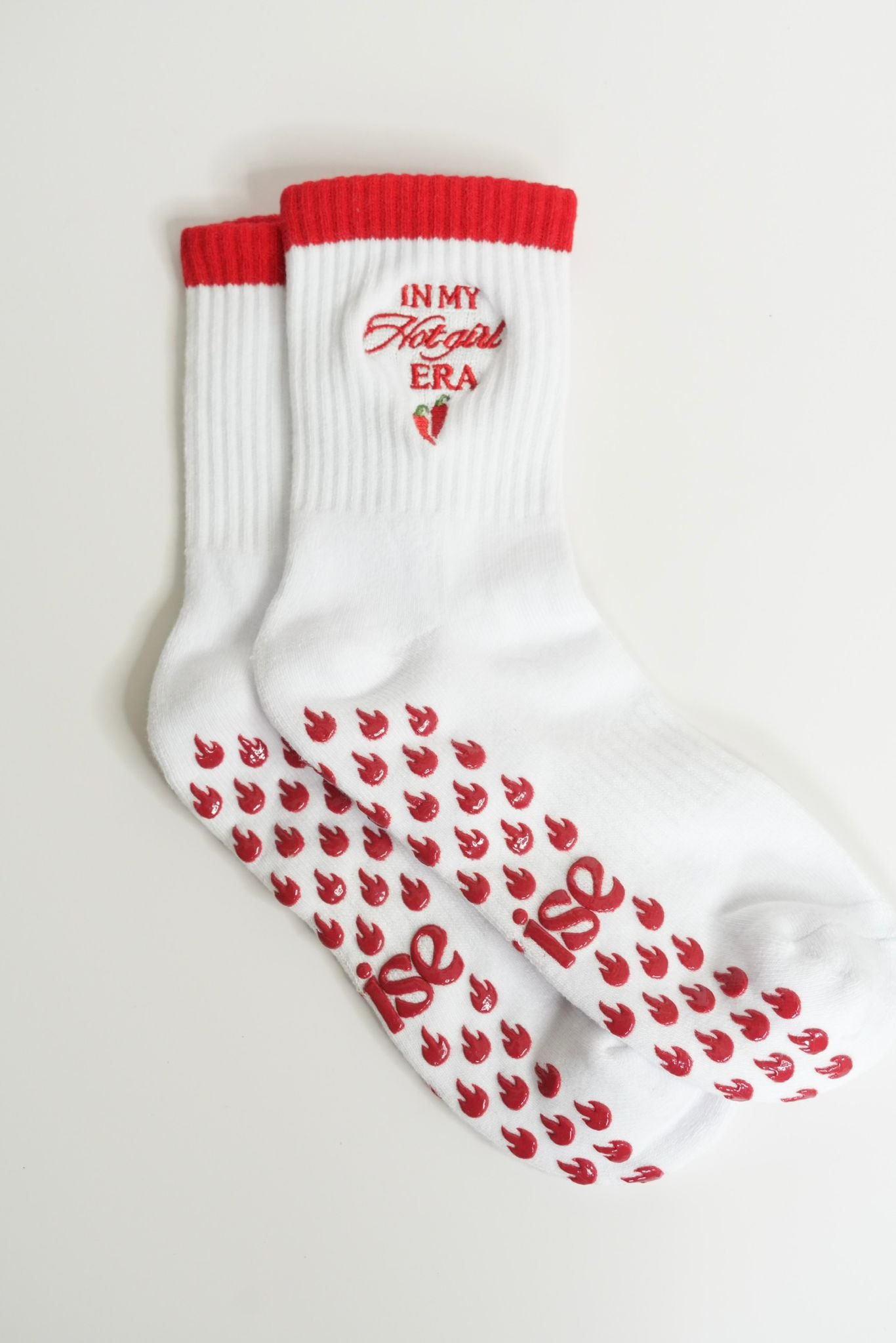 Embroidery Grip Socks In my Hot Girl Era